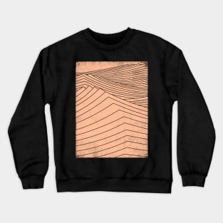 peach fuzz blues Crewneck Sweatshirt